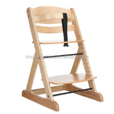 China Wooden highchair made of solid wood for sale