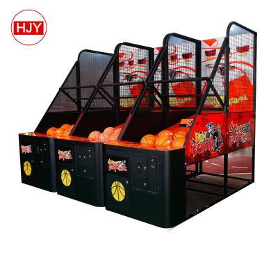 China Metal LED Basketball Machine Coin Operated Happy Kids Drawing Simulator Lottery for sale