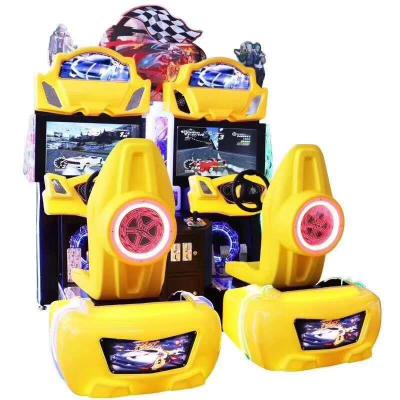 China 2020 Hotselling Luxury Engine Metal FF Coin Operated Car Racing Arcade Simulator Video Game Machine For Sale for sale