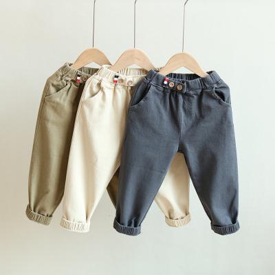 China 2021 QUICK DRY Kids Pants New Spring Boys Carrot Baby Closed Casual Pants for sale