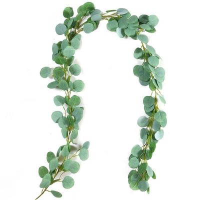 China VPX1425 Home Decoration Eucalyptus Garland Artificial Willow Leaves Party Wedding Backdrop Home Decoration for sale