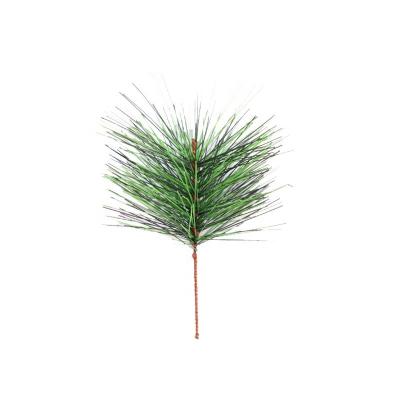 China PX1549 Luxury And Loving Artificial Pine Branches Leaves, Plastic Simulation PVC Pine Needle Leaves, Christmas Tree Decorations Festival for sale