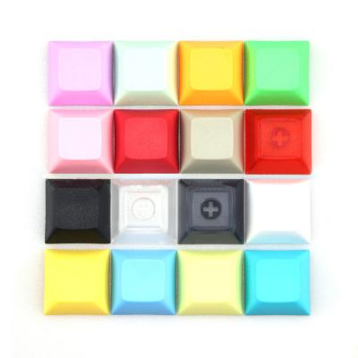 China Keycap Hot Spot 16 Colors Light Transmission Customized 1x No PBT Mechanical Keycap Ball Cap 1U DSA Short Etch Keycap for sale