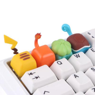 China Keycaps Push Monday Elf Resin Jenny Turtle Cute Cartoon Personalized Mechanical Keyboard Resin Keycaps for sale