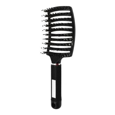 China Waterproof Professional Hairdressing Styling Tools Antistatic Hair Straightener Brush Massage Detangle Hair Brush for sale