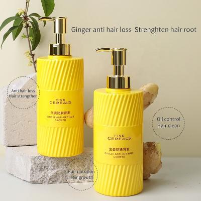 China Hair Loss Prevention Anti Hair Loss Anti-Dandruff Anti-Dandruff Oil Control Natural Ginger Fluffy Shampoo for sale