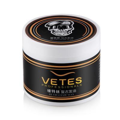 China Private Label 100g Strong Hold Honey Bee Alcohol Free Wax Hair Styling Product Hair Pomade Wax for sale