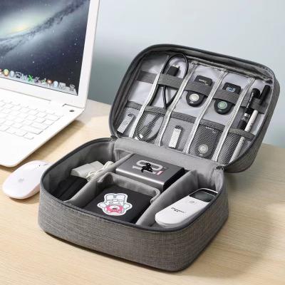 China Electronic USB Dataline Storage Bag Organizer Pocket Charger Cable Accessories Japandi Digital Waterproof Travel Bag Storage for sale