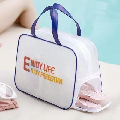 China Waterproof Swimming Bag for Girls Waterproof Wet Dry Separation Travel Clothing Tote Bag Wash Bag for sale