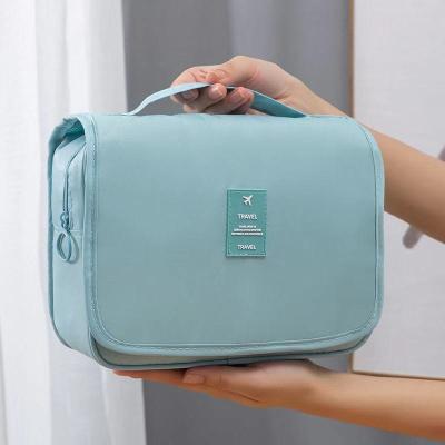 China Fashion Travel Bag With Hanging Hook Make Up Case Wholesale Waterproof Hanging Cosmetic Bag For Mens Ladies Toiletry Bag To Go for sale