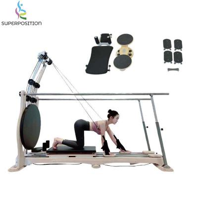 China Multifunctional bodybuilding fitness gyrokinesis exercise pilates jumping gyrotonic jump stretch board for sale