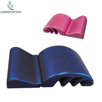 China Durable custom fitness center yoga logo home use training foam PPE pilates arch barrel spine for sale