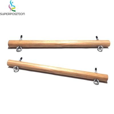 China High Quality Natural Wooden Gymnastics Exercise Ftiness Color Pilates Accessories Yoga Gymnastic Stick for sale