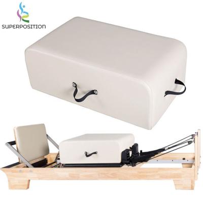 China Custom Commercial Durable OEM Yoga Pilate Reformer Accessories Square Color Logo Pilates Resting Box for sale