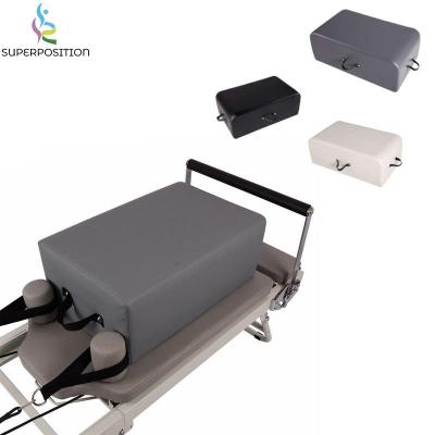 China Eco-friendly durable custom made fitness pilates reformer yoga training color gym fitness resting box for sale