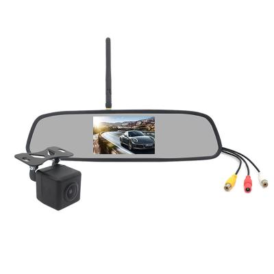 Chine Wireless Car Parking Assistance Kit 4.3inch LCD Mirror Monitor HD Rear Backup Rear View Camera à vendre