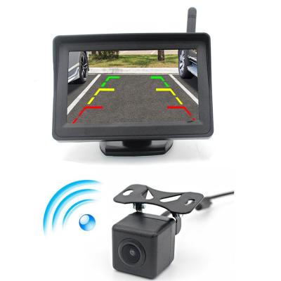 China Built-in Wireles Report 4.3 Inch Display Car Rear View Camera Wireless Wireless Rear View Camera for sale