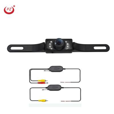 China 2.4G LED Night Vision Car Rear View Camera Hearing Permit Backup Camera PZ413-W zu verkaufen