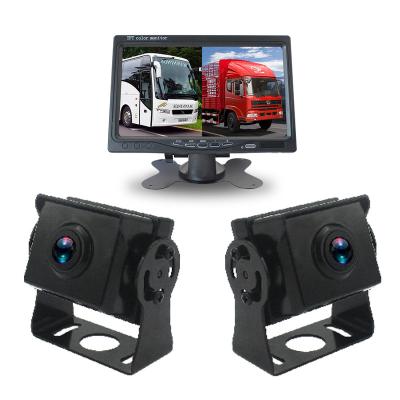 Chine 2 Dual AHD Camera Front And Rear View Camera System For Truck 24V PZ612-2AHD à vendre