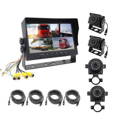 Chine With Record 7 Inch Function 24V Monitor Side Camera Truck Front Rear Right Left Camera System à vendre