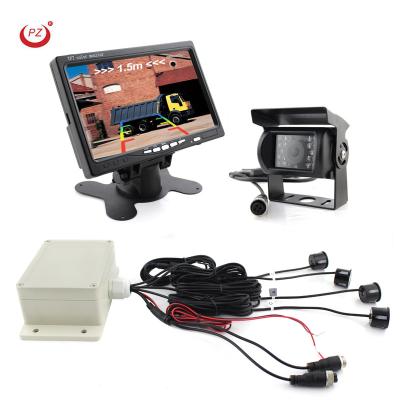 China Parking Aid 7 Inch Monitor Camera Backup Truck Parking Sensor for sale