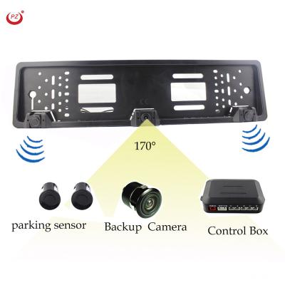 Cina No Holes Parking Sensor No Holes Parking Sensor No Parking Sensorless European License Plate Frame Drill in vendita