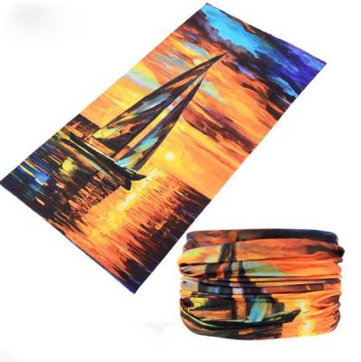 China custom sublimation tube custom bandana seamless logo multifunctional elastic scarf SK01 for sale