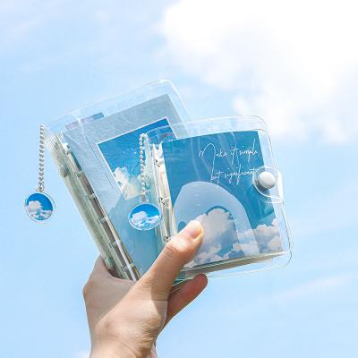 China Promotion Mini Kawaii Ring Binder Loose Leaf PVC Diary Notebook Set for sale