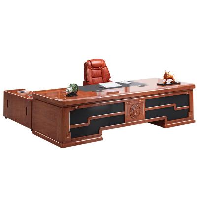 China Luxury Thickened Countertop Executive Office Furniture CEO Office Furniture Office Desk Boss Table for sale