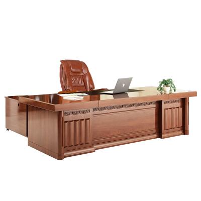 China Thickened countertop executive office furniture chairs and tables office furniture desk table boss for sale