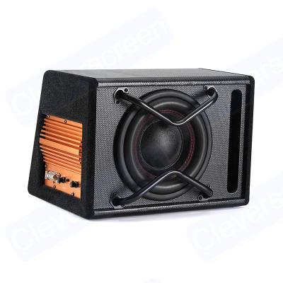 China Quality10 Inch Size Trapezoidal Active Subwoofer 1800W Under Seats Slim Bass Speaker Car Audio Active Powered For Car Universal Universal for sale