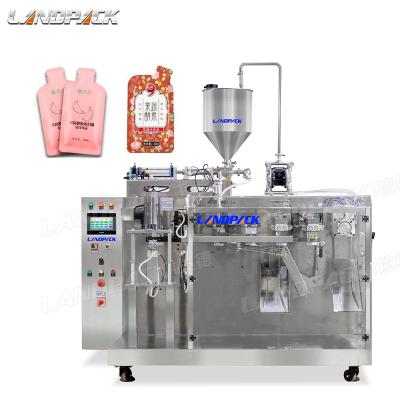 China Automatic Multi-function Heat Seal Doypack Small Horizontal Premade Bag Packaging Machines Price for sale