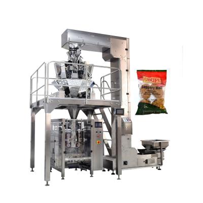 China Large Vertical Weighing Food Snack Potato Chips Bag Filling Form Fill Seal Packing Machine for sale