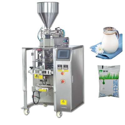 China Landpack stand pouch liquid coffee small fresh price of milk packing machine automatic 1 litter milk packing machinery for sale