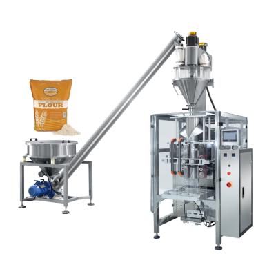 China Full Automatic 500g 1kg 10kg Paper Bag Corn / Maize / Wheat / Flour Packing Machine for sale