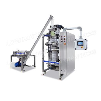 China CE 4 lanes 6 lanes 20g coffee powder small packet sachet automatic packing machine for sale