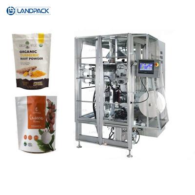 China Landpack Automatic Granule Doypack Zipper Bags VFFS Packing Machine for sale