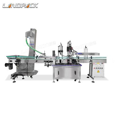 China Automatic glass bottle filling capping labeling machine for sale