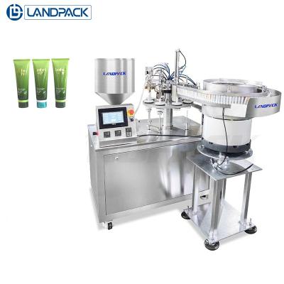 China Landpack Semi-automatic Tube Filling And Sealing Machine Facial Cleansing Packaging Machine for sale