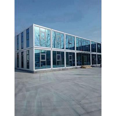 China Modern 2023 Prefab Container Office Modern Flat Pack Portable Luxury Modular Fabricated House For Sale for sale