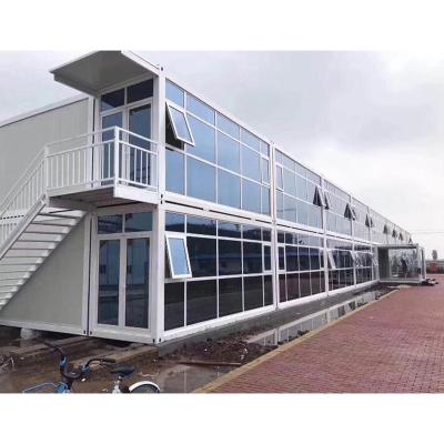 China Modern High Quality Two Bedroom Prefabricated Flat Pack Container Home Building Prefab Container House for sale