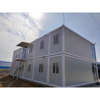 China Modern 2023 Modern House Detachable Modern Modular Prefab Flat Pack House Prefabricated Container Home for sale