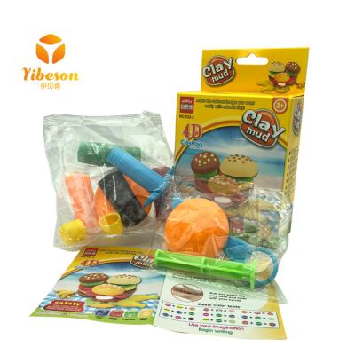 China Wholesale Customized Good Quality Color Clay Dough DIY Playdough Set Toys For Children 83x34x55.5 for sale