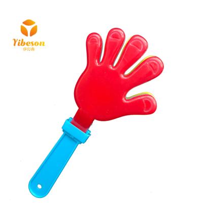 China - Custom Logo Printing Plastic Fan Hand Clapper for cheering sport and party wear for sale