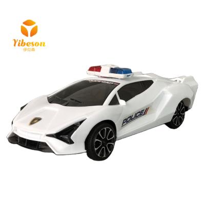 China New Amusement Kids Electric Plastic Pollice Car Small Car Children Toy Plastic 82x30.5x84 for sale