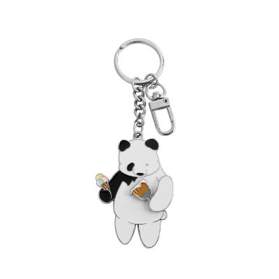 China Memories ; 2021 Gifts Cute Enamel Hard Metal Custom Molded Sublimation Bear Key Chain Key Chain for sale