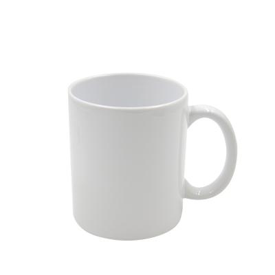 China Disposable cup 450ml simple good quality white modern ceramic painting sublimation ceramic mug for sale