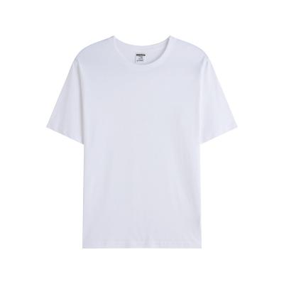 China New Design Luxury Quality Cotton Breathable Loose Fit Little Drop Shoulder Brand White Men's Oversized T-Shirt for sale