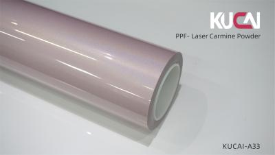 China TPU Laser Carmine Pink PPF Film Resistencia a las condiciones climáticas Alto brillo o acabado mate en venta