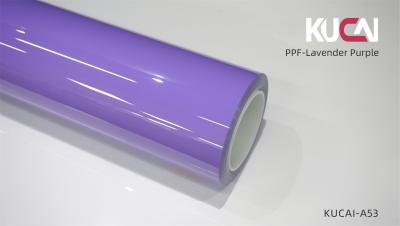 China Película de protección de pintura para vehículos de color púrpura lavanda, 7.5 Mil PPF de color envuelto cuerpo completo en venta